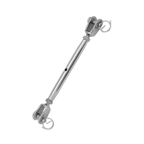 Tendedor Cerrado de Quijada WALFRONT de Acero Inoxidable M8 para Uso Marino, Navegación y Botes miniatura 1