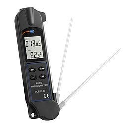 PCE Instruments Termómetro digital para alimentos con sonda de penetración e infrarrojo PCE-IR 80