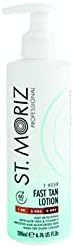St Moriz Professional Instant 1 Hour Fast Tan Lotion with Aloe Vera & Vitamin E, Fast Drying Vegan Fake Tan, Light to Dark (200ml)