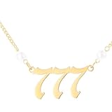 Halskette Geschenk: Angel Nummer Halskette ist trendy, einfach, und hat bereits eine Grundnahrungsmittel Halskette für jede Frau. Perfektes Schmuckgeschenk für Frauen zu Weihnachten, Geburtstag, Hochzeit, Jahrestag, etc.
