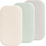 Susurration Lot de 3 Draps Housses Cododo 50 x 90cm Microfibre Respirants Élastique Bébé p...