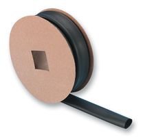 Raychem - Te Connectivity Heat Shrink Tubing, 12.7Mm Id, Elastomer, Black, 7M - DR-25-1/2-0