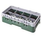 Cambro 8HS1114184 Camrack Glass Rack with 6 extenders half size 8 compartments