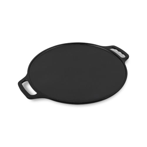 Image of Pencil Pre-Seasoned Cast Iron Dosa Tawa 30 cm | Compatible with Gas Stoves & Induction | Naturally Nonstick | 100% Pure & Toxin-Free | No Chemical Coating | Dishwasher Safe | Long-Lasting | Black