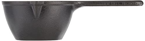 Image of Lodge 15.2 Ounce Cast Iron Melting Pot + Silicone Basting Brush - Unparalleled Heat Retention - Heat Resistant Basting Brush up to 450 - Black and Yellow,(Pack of 3)