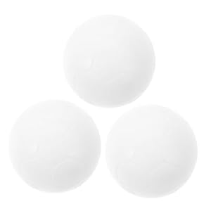 VICASKY 3St Tischfußball Plastikball Weiß