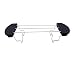 JZK Toaster 2-Slice Warming Rack Croissant Warmer Rack, Foldable Toaster bun Warmer Replacement, bun Grill Toast Rack Bread Holder, bun Attachment for Toast