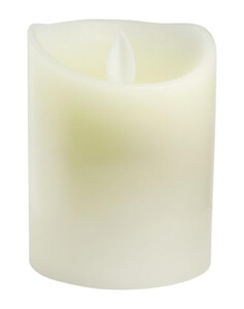 Levitantes Vela LED decorativa de 10 cm en color marfil, ideal para ambientar espacios y crear una atmósfera acogedora.