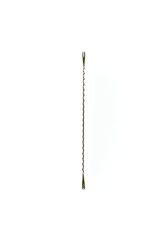 Bull in China Stirring Wand - 12in/30cm - Gold Finish | Bar Spoon | Cocktail Mixing Spoon