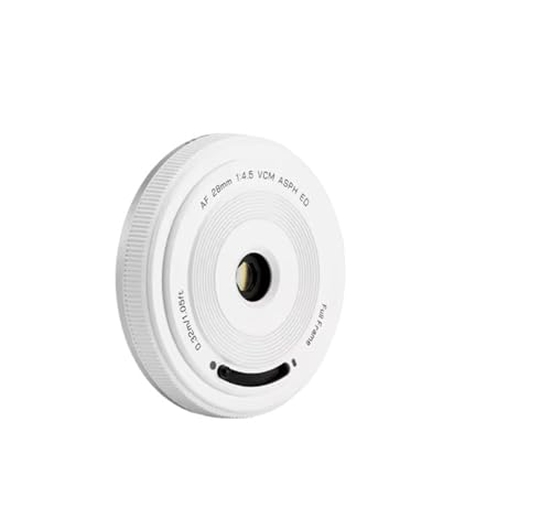 �����Y�A AF 28mm F4.5 �t���t���[�������Y�A�݊���������܂�Sony E�}�E���g�Ή��A�u���b�N�J���� ZVE-10 A7RIII A6400 �A���Ă��邽�߁A�J����(WHITE)