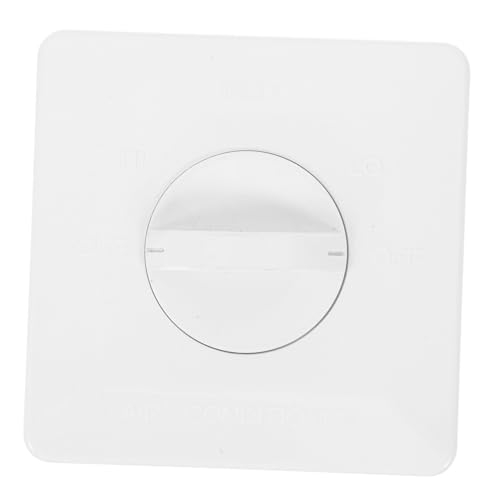Abaodam Termostato Fan Coil Interruptor De Control De Temperatura Del Ventilador Panel De Control Del Termostato Panel Regulador De Temperatura Del Ventilador Termostato Interruptor De