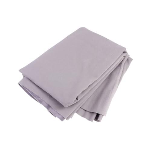 Tissu flanelle gris pour rideau et canapé cocooning au salon 100x150