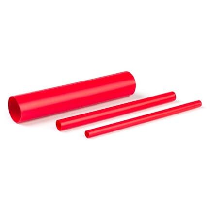Grote 84-6104-3 - Tubo termoretraibile 3:1, a Doppia Parete, Rosso, 2,5 x 15,2 cm, Confezione da 10