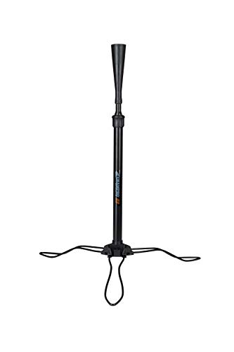 Champro Pro-Grade Adjustable Batting Tee with Folding Base for Easy Transport (30 to 45-Inches), Black (B070)