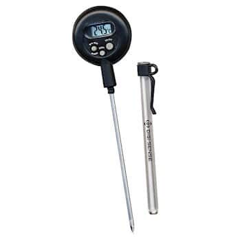 Cole-Parmer Water-Keep-from-happeningant Digital Pocket Thermometer, 5 (in) L Probe, –50 to 300°C (–58 to 572°F)