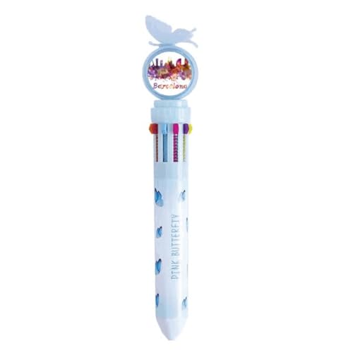 Stylo multicolore Barcelone Espagne pour carnet de voyage et aquarelle urbaine