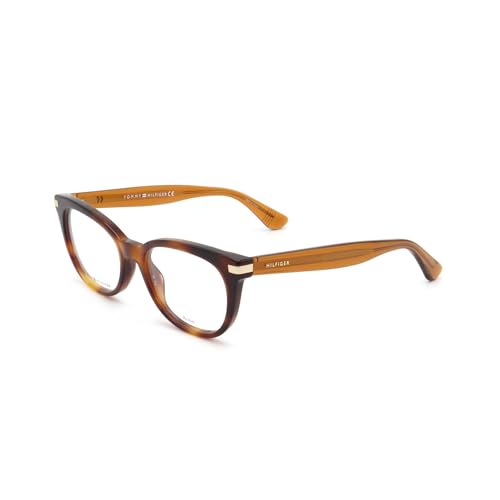 TH 1519 Tommy Hilfiger lunettes de vue femme Light Havana monture optique carrée
