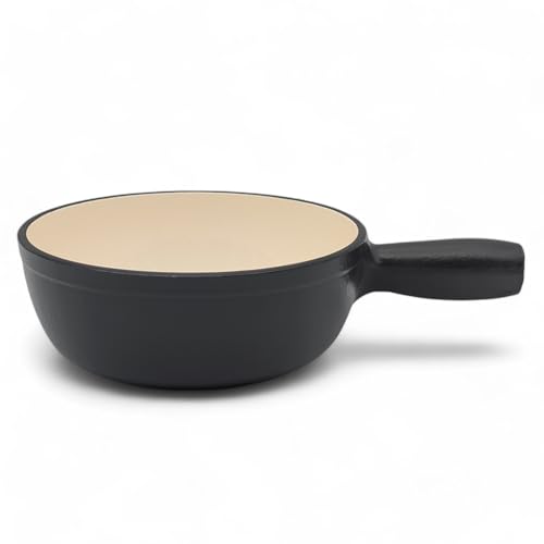 osoltus Fondue Käsefondue Gusseisen | Ersatztopf/Einzeltopf Emaille für 6 Personen Set dunkelgrau osoltus Fondue Käsefondue Gusseisen | Ersatztopf/Einzeltopf Emaille für 6 Personen Set dunkelgrau
