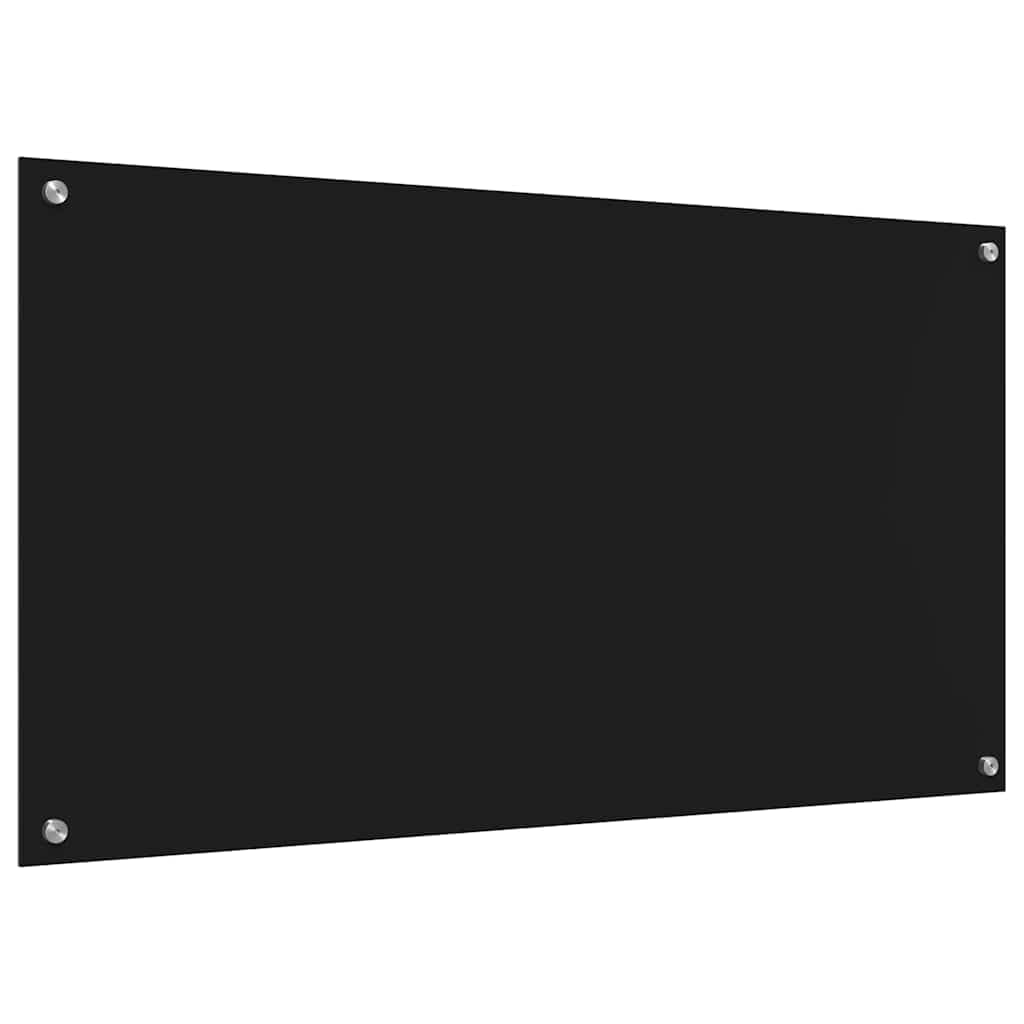 INLIFE Küchenrückwand Schwarz 110 x 60 x 0.6 cm,Heim & Garten,Küche & Esszimmer,Küchenhelfer & -utensilien,Schwarz,10.9 KG,42001300