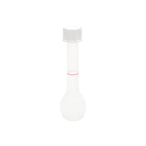 Kartell 1211Z60CS 241514-0025 Polypropylene Volumetric Flask with Screw Top Cap, 25 ml (Pack of 5)