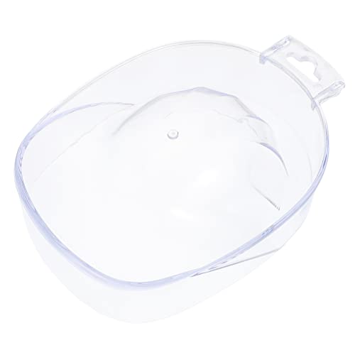 FOMIYES Heated Nail Soaking Bowl Nail Soak Bowl Warm Water for Manicure Cuticle Softening