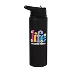 Camiseta Life On Life's Terms AA NA Sobriety para regalos divertidos Stainless Steel Insulated Water Bottle