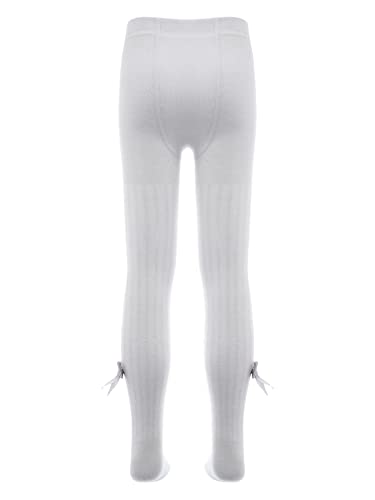 Baby Girls Tights Stretchy Footed Leggings Pantyhose with Bowknot Casual Dance Stocking2