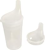 Trinkbecher-Set Tee und Brei, langes Mundstück, transparent