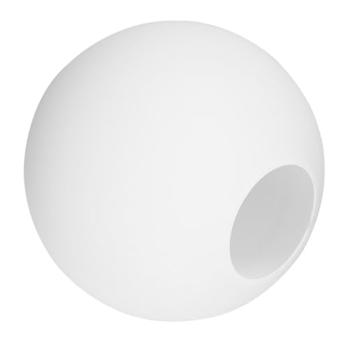 LALAFINA Paralume Ricambio in Vetro Satinato Bianco Opaco Sfera Rotonda per Lampadario Sospensione Copertura Lampada Decorativa per da Pranzo e Camera da Letto