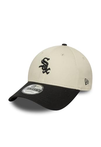 Casquette New Era 9Forty beige Chicago White Sox strapback ajustable en coton