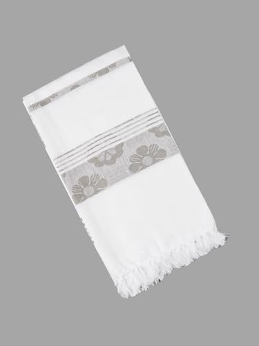 Image of RAMRAJ COTTON Pack Of 4 Cotton Bath Towel Set Crafted For Softness| Durability| And Comfortable Daily Use