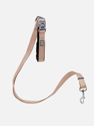 Coleira ajustável para cães de 5 vias (bege, tamanho único)