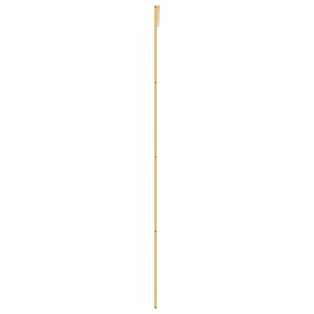 Sprzęt, materiały budowlane, drzwi, drzwi domowe, drzwi przesuwne złote 102,5 x 205 cm przezroczyste szkło ESG i aluminium