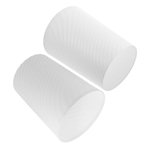 Caneca de basura blanca rectangular de plástico PRETYZOOM