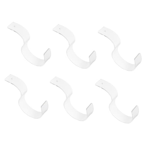 ABOOFAN 6Pcs Clear Acrylic Belt Display Stands Belt Organizer for Closet Belt Storage Rack for Shops Exhibitions Easy Access to Belts