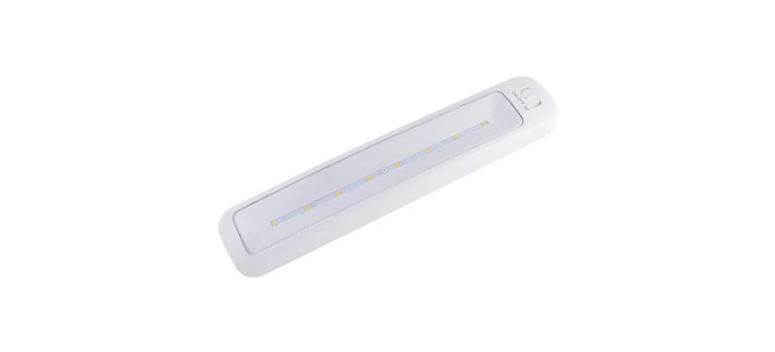 LED Under Cabinet Light Bar, 1 Pack, White, Remote Control, 10 Inch, 17448