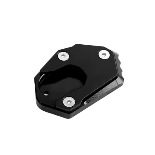 Plaque support béquille moto Z900 en aluminium CNC anodisé noir de haute précision