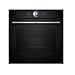 Produktbild Bosch HBG7764B1, Smarter iQ700 Einbau-Backofen, 60 x 60 cm, Schwarz, Made in Germany, Pyrolyse & Hydrolyse, Bratenthermometer, Air Fry, Farbiges Touch-Display, 4D Heißluft, Backautomatik, Pizzastufe