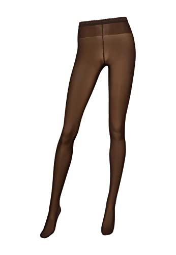Image of Wolford Neon 40 Denier Tights Pantyhose for Women Semi Sheer Brilliant Shine Soft Logo Waistband Invisible Reinforced Toe