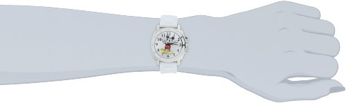 Accutime Disney Kids' MK1103 "Mickey Mouse" Watch With White Rubber Band2