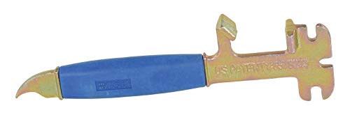 Vestil Pail-Pal Steel Pail Opener For 5 Gallon Plastic And Steel Pail, 11" Length, 3-1/2" Width, 1" Thick #TOP2