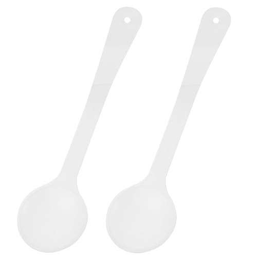 WRITWAA Oclusores Oculares de Plástico Blanco para Examen Ocular Herramienta Portátil para Prueba de Visión Juego de 2 Piezas para Optometría y Evaluación Visual Profesional