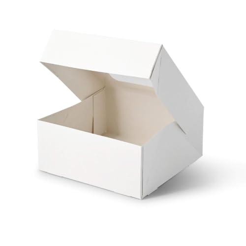BIOZOYG 100 pièces boîte à cupcakes, lot de 4, à fenêtre blanc – vue 9