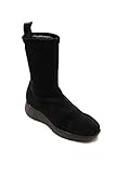  Zapatillas Deportivas de botín Fabricadas en Piel Vegana elástica Pedro Miralles Modelo Bled en Tonos Negros. Hecho a Mano en España