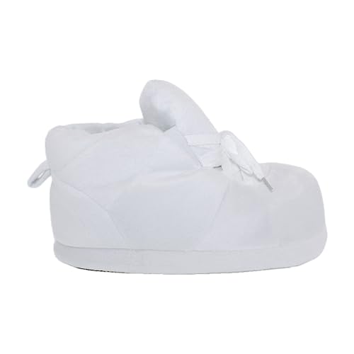 Image of Happy Feet Slippers Standard Sneaker Slippers for Men, Women, and Kids - Women Shoes, Gifts for Women, As Seen on Shark Tank - Classy Oversized House Slippers for Women with Non-Slip Rubber Soles