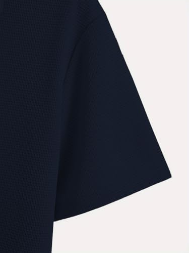 Image of TAGDO Men's Premium Waffle Knit Regular fit T-Shirt || Mens Tshirt (2018)