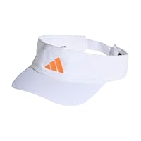 adidas Unisex Visor Climacool, White/Pure Orange, S-M