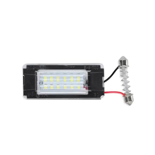 Luz LED de matrícula para Mini Cooper R56 R53 R50 bombilla blanca sin error