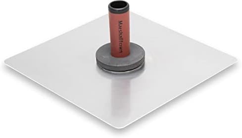 MARSHALLTOWN Masonry Hawk, 13 Inch Aluminum Blade, Straight DuraSoft Handle, Made In the USA, Perfect addition to any drywall tools,1D