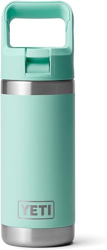 YETI Rambler Junior 12oz Kids Bottle with Straw Cap Seafoam